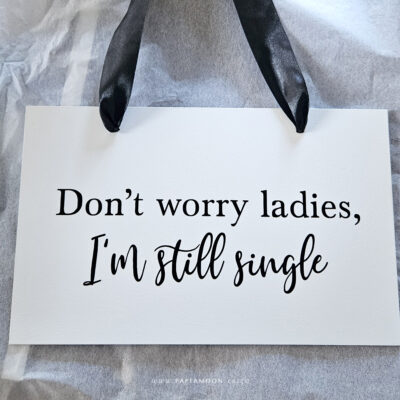 Minimalist Ring Bearer Sign